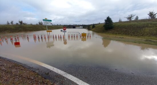 Le Sud-Yvelines a été grandement touché par des inondations après la tempête Kirk. ©SMO Seine et Yvelines Voirie