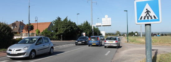 La RD 110 va être élargie à Buchelay