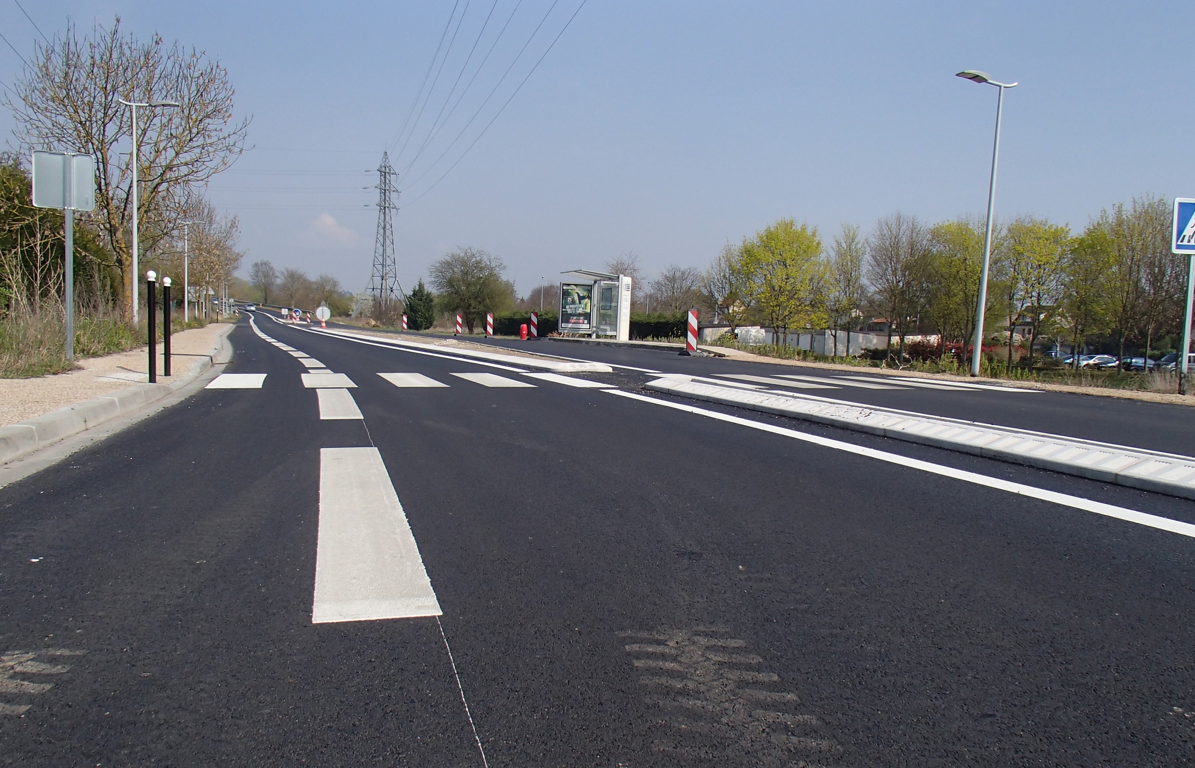 Une route toute neuve à Carrières-sous-Poissy - Conseil départemental des  Yvelines